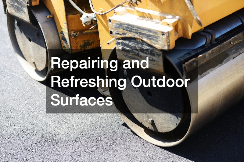 Repairing and Refreshing Outdoor Surfaces
