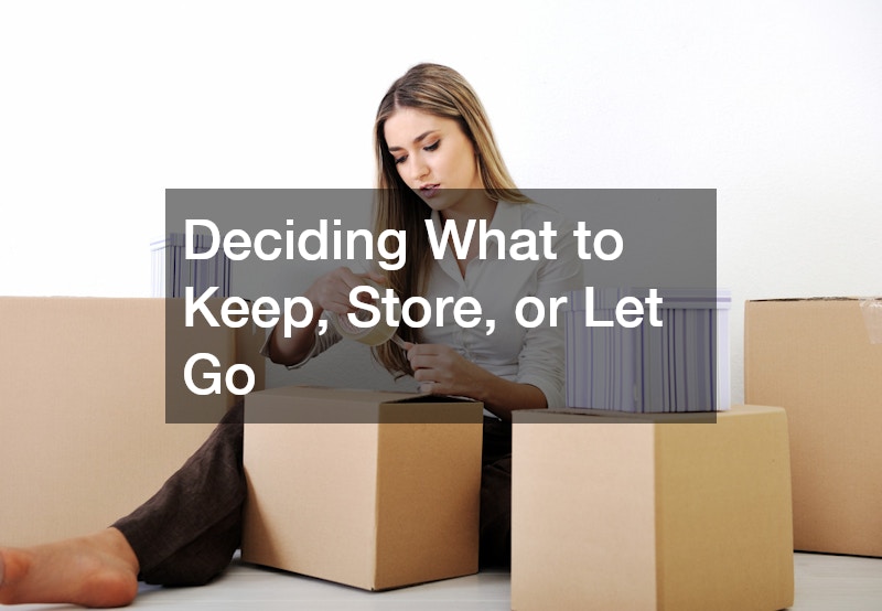 Deciding What to Keep, Store, or Let Go