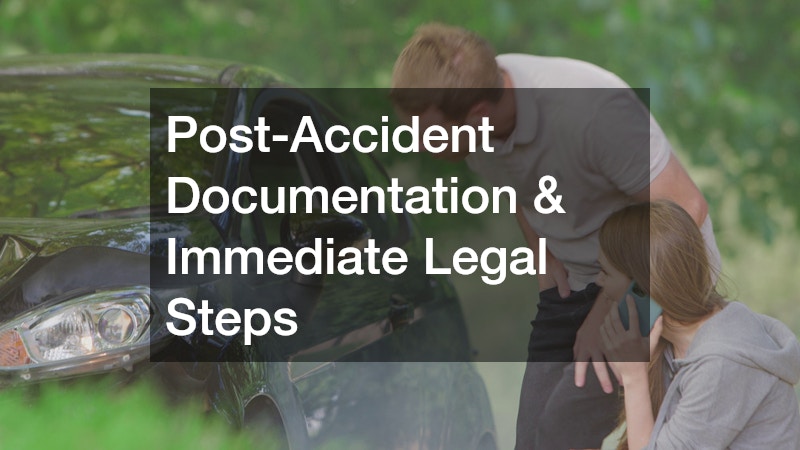 Post-Accident Documentation & Immediate Legal Steps