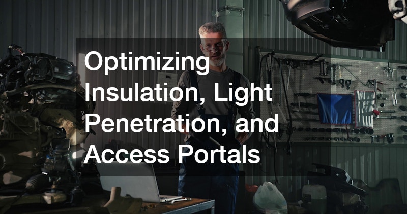 Optimizing Insulation, Light Penetration, and Access Portals