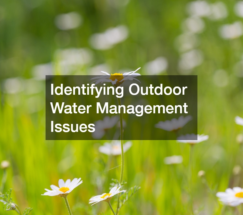 Identifying Outdoor Water Management Issues