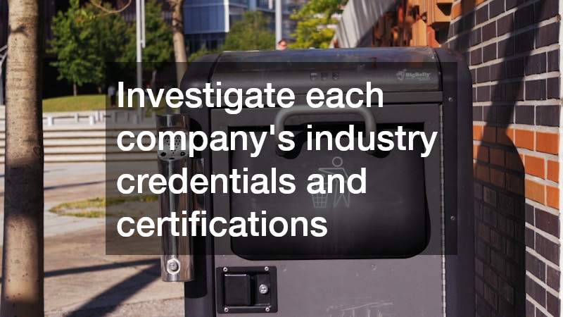 Investigate each company
