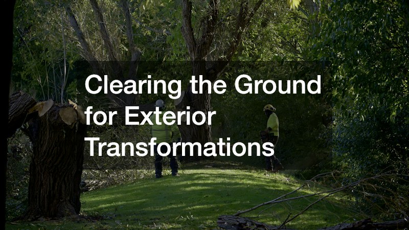 Clearing the Ground for Exterior Transformations