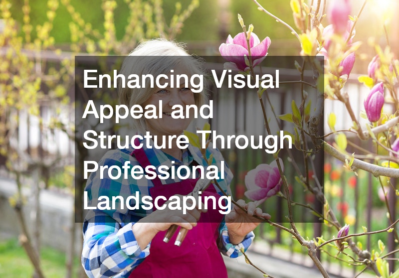 Enhancing Visual Appeal and Structure Through Professional Landscaping