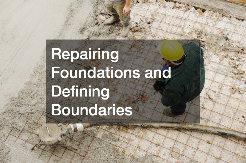 Repairing Foundations and Defining Boundaries