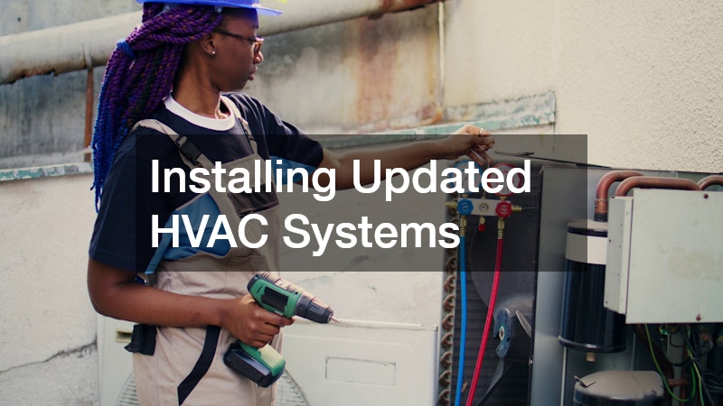 Installing Updated HVAC Systems