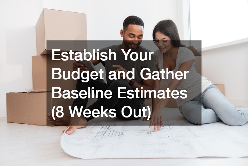 Establish Your Budget and Gather Baseline Estimates (8 Weeks Out)