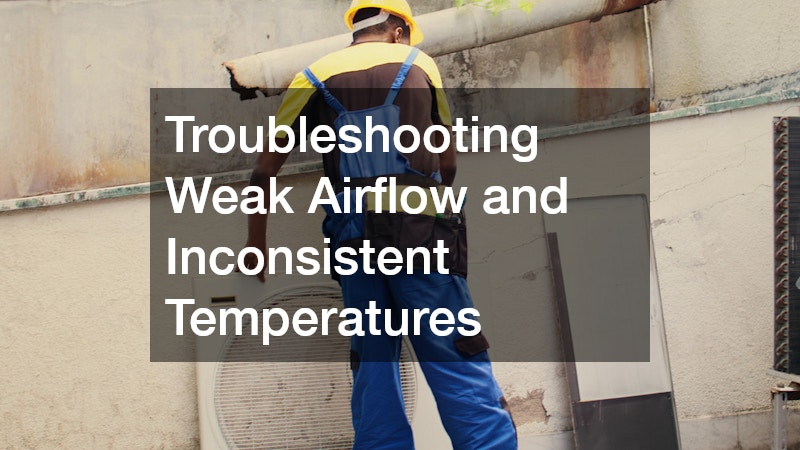 Troubleshooting Weak Airflow and Inconsistent Temperatures