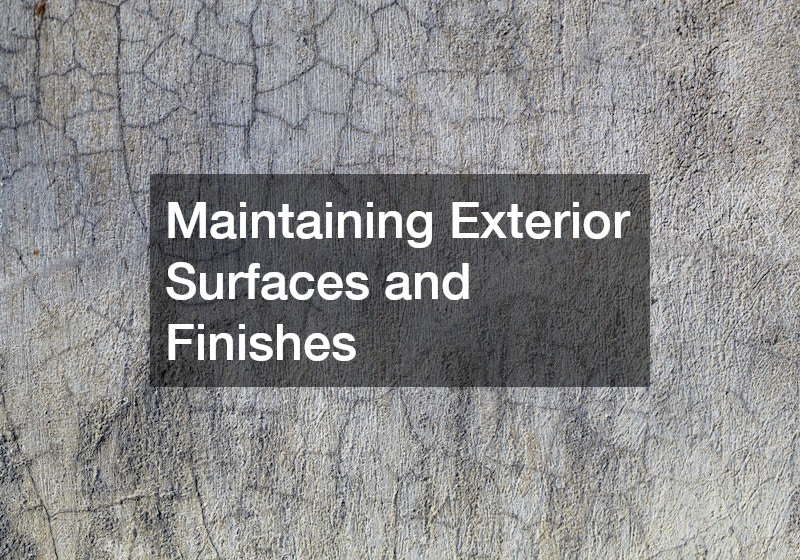 Maintaining Exterior Surfaces and Finishes