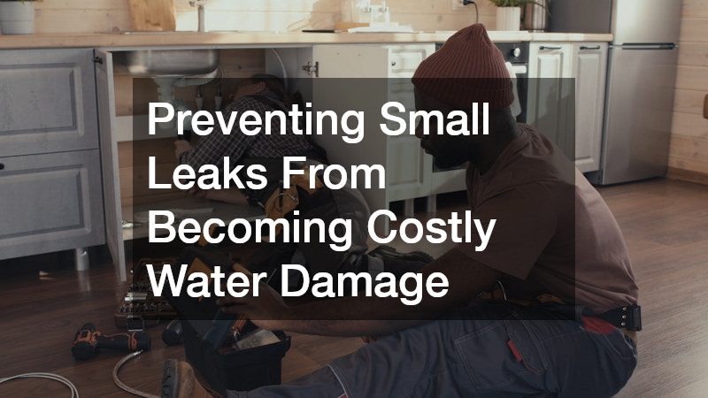 Preventing Small Leaks From Becoming Costly Water Damage