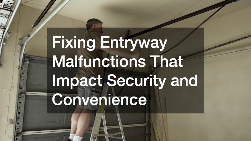 Fixing Entryway Malfunctions That Impact Security and Convenience