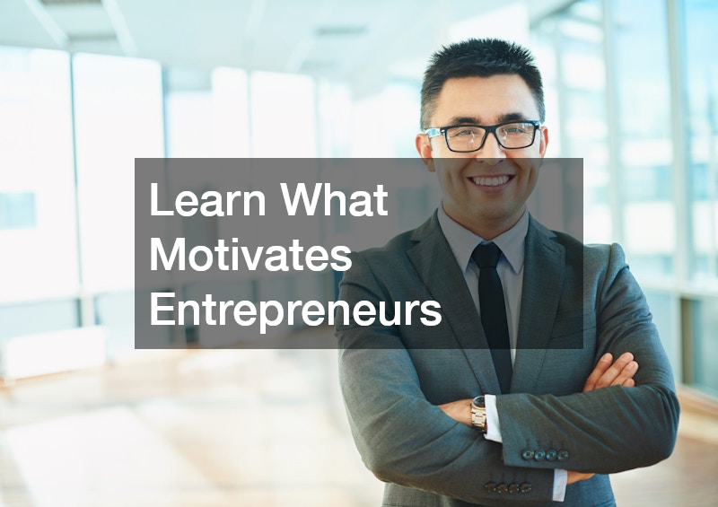 Learn What Motivates Entrepreneurs