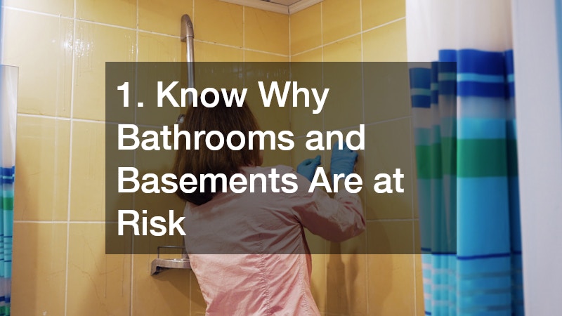 1. Know Why Bathrooms and Basements Are at Risk