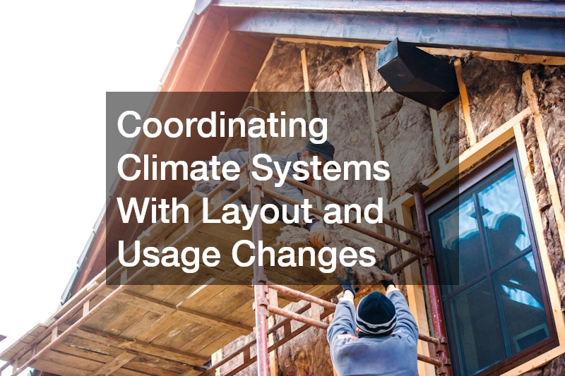Coordinating Climate Systems With Layout and Usage Changes