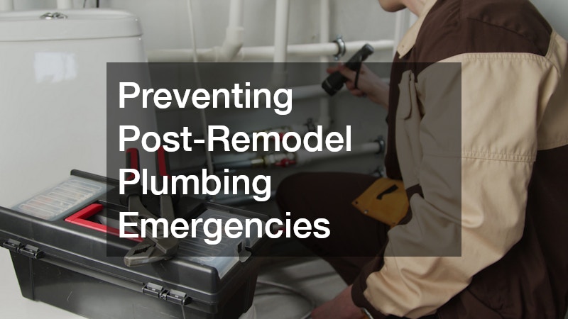 Preventing Post-Remodel Plumbing Emergencies