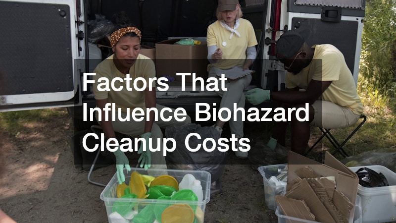 Factors That Influence Biohazard Cleanup Costs