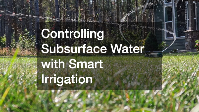 Controlling Subsurface Water with Smart Irrigation