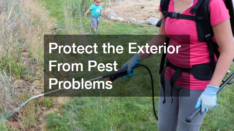 Protect the Exterior From Pest Problems