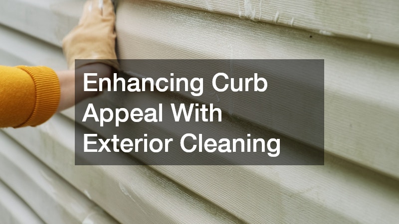 Enhancing Curb Appeal With Exterior Cleaning
