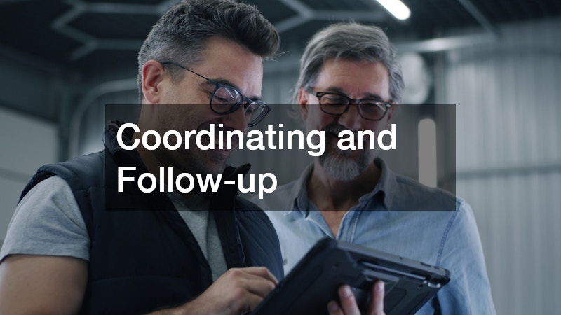 Coordinating and Follow-up