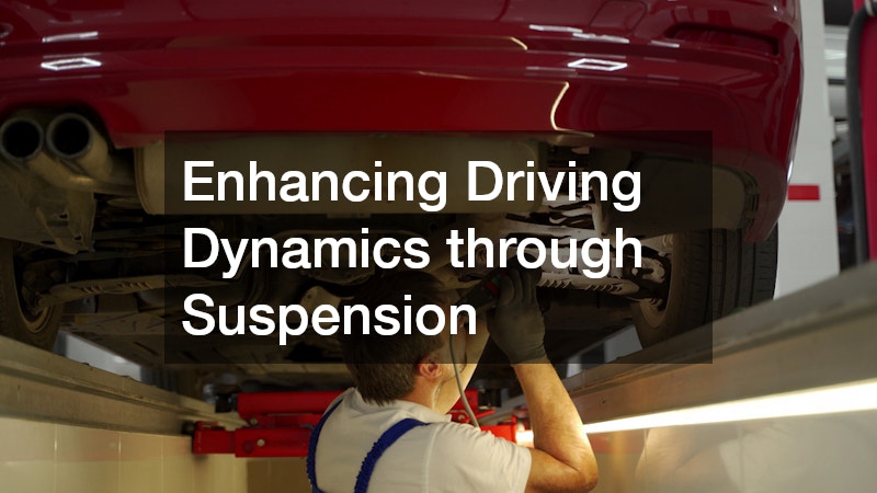 Enhancing Driving Dynamics through Suspension