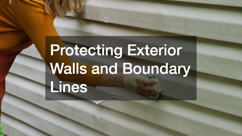 Protecting Exterior Walls and Boundary Lines