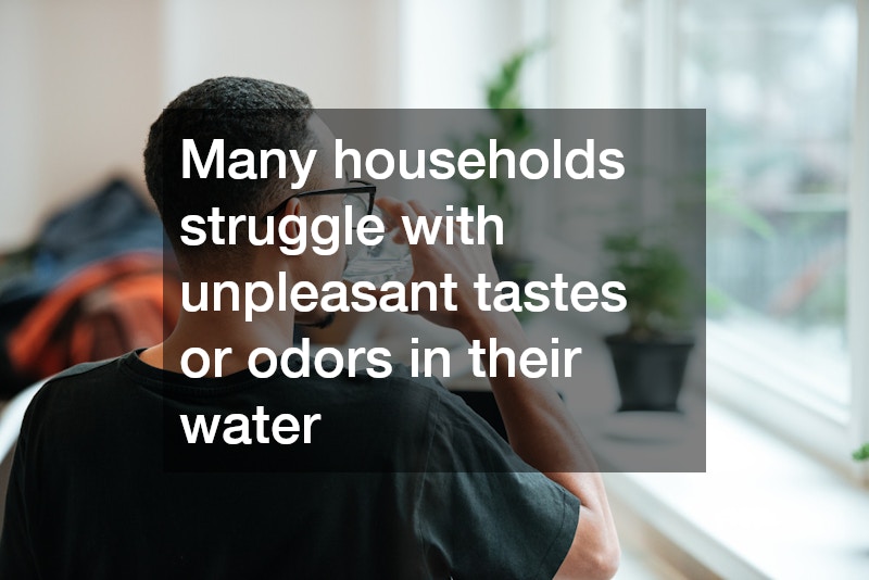 Many households struggle with unpleasant tastes or odors in their water