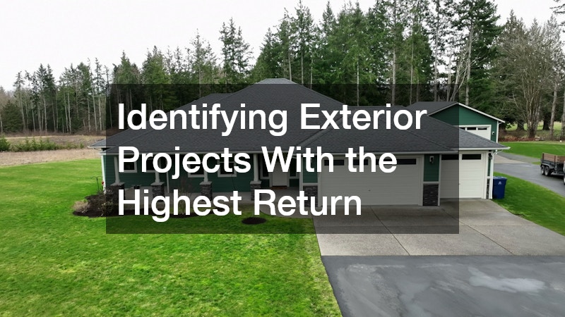 Identifying Exterior Projects With the Highest Return