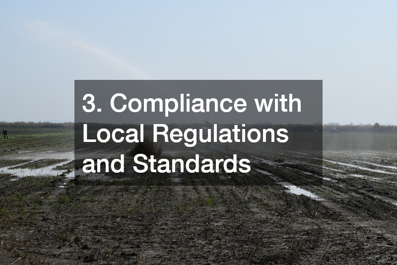 3. Compliance with Local Regulations and Standards