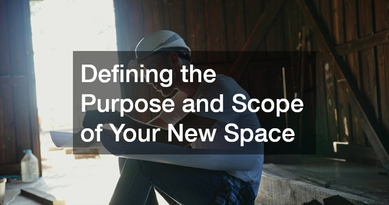 Defining the Purpose and Scope of Your New Space