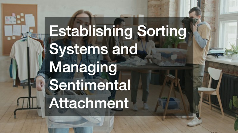 Establishing Sorting Systems and Managing Sentimental Attachment
