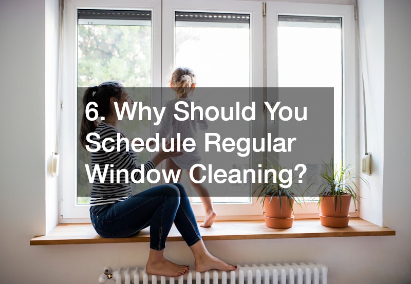 6. Why Should You Schedule Regular Window Cleaning?