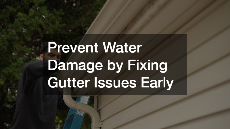 Prevent Water Damage by Fixing Gutter Issues Early