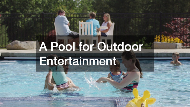 A Pool for Outdoor Entertainment