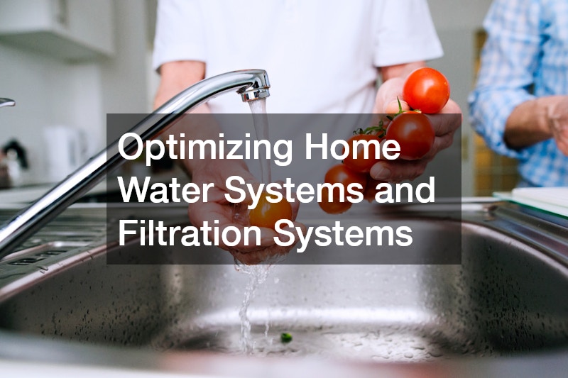 Optimizing Home Water Systems and Filtration Systems