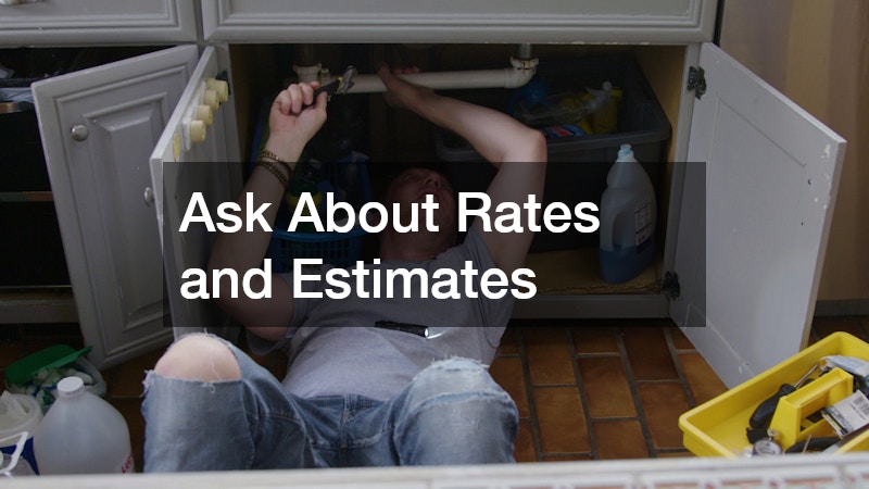Ask About Rates and Estimates