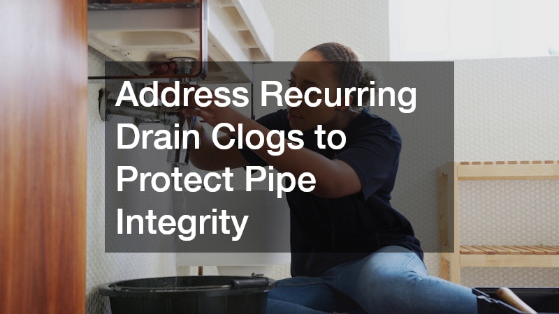 Address Recurring Drain Clogs to Protect Pipe Integrity