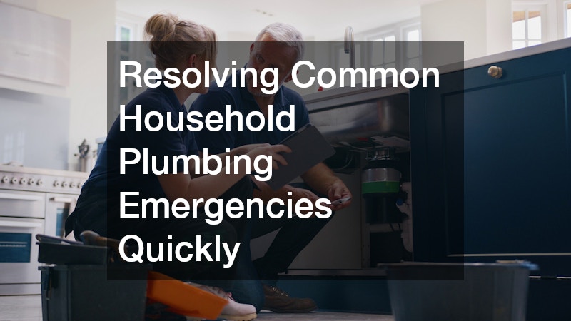 Resolving Common Household Plumbing Emergencies Quickly