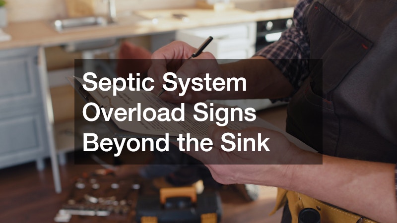 Septic System Overload Signs Beyond the Sink