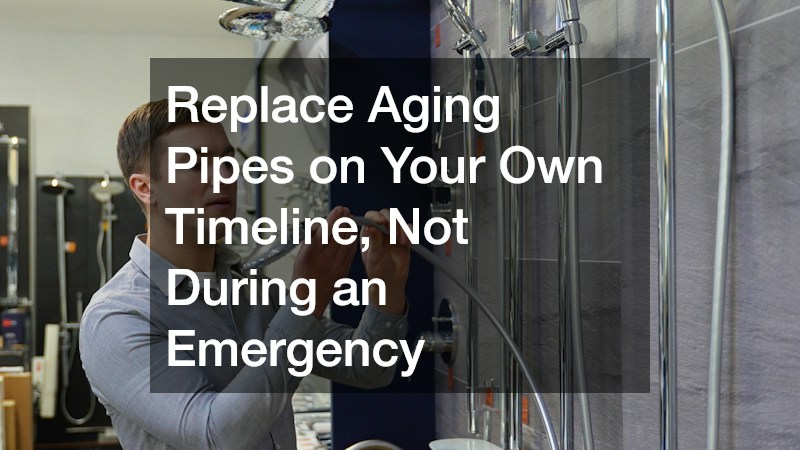 Replace Aging Pipes on Your Own Timeline, Not During an Emergency
