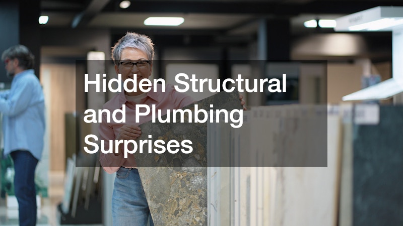 Hidden Structural and Plumbing Surprises