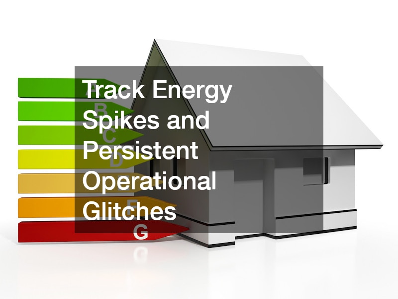 Track Energy Spikes and Persistent Operational Glitches