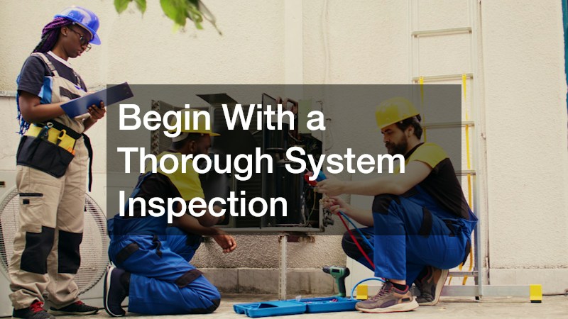 Begin With a Thorough System Inspection