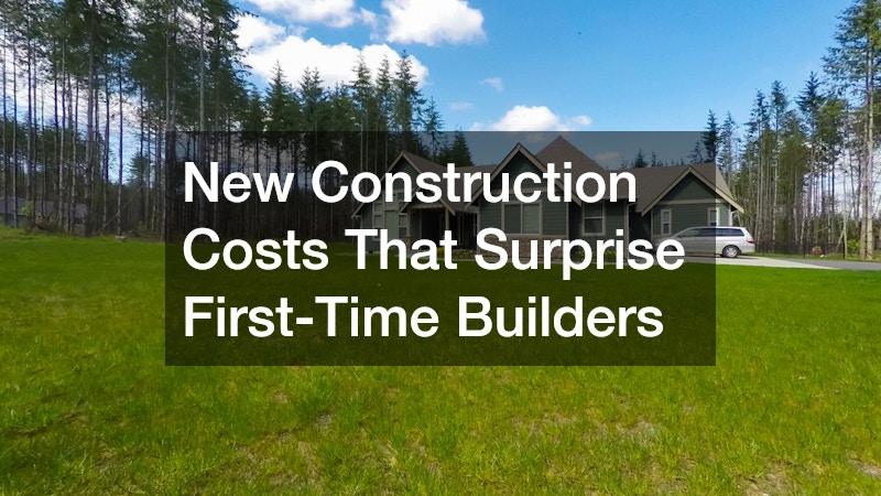 New Construction Costs That Surprise First-Time Builders