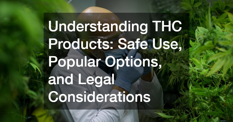 Understanding THC Products: Safe Use, Popular Options, and Legal Considerations