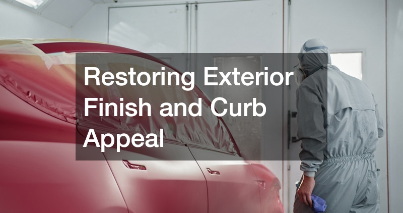 Restoring Exterior Finish and Curb Appeal