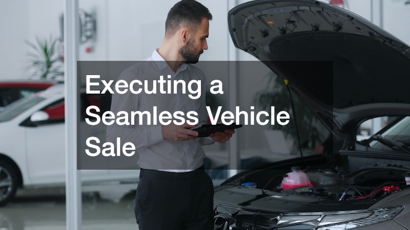 Executing a Seamless Vehicle Sale