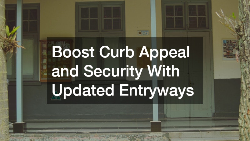 Boost Curb Appeal and Security With Updated Entryways