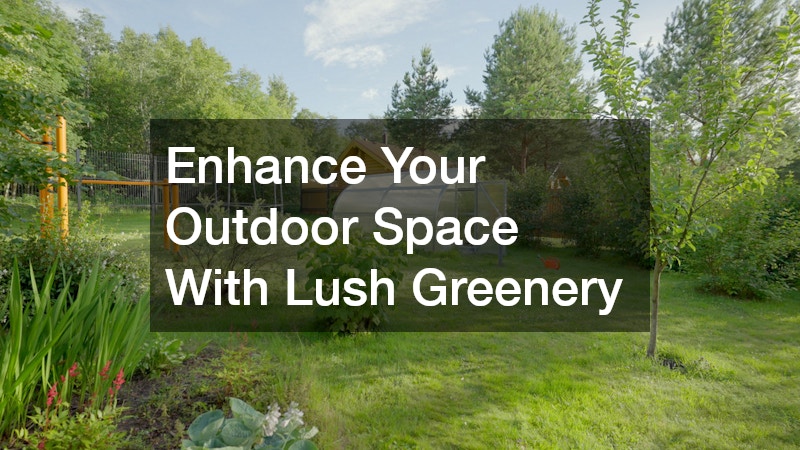 Enhance Your Outdoor Space With Lush Greenery