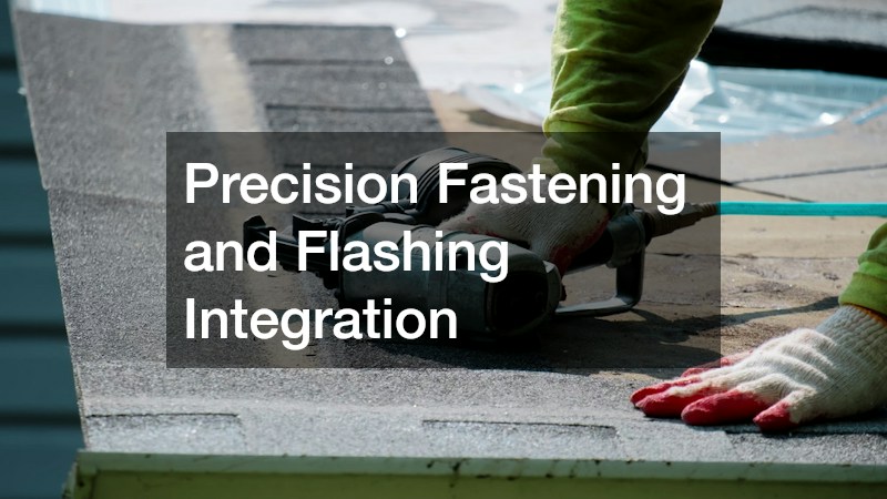 Precision Fastening and Flashing Integration